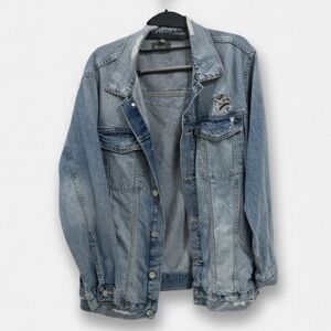 DL1961 Clyde Distressed Denim Jacket